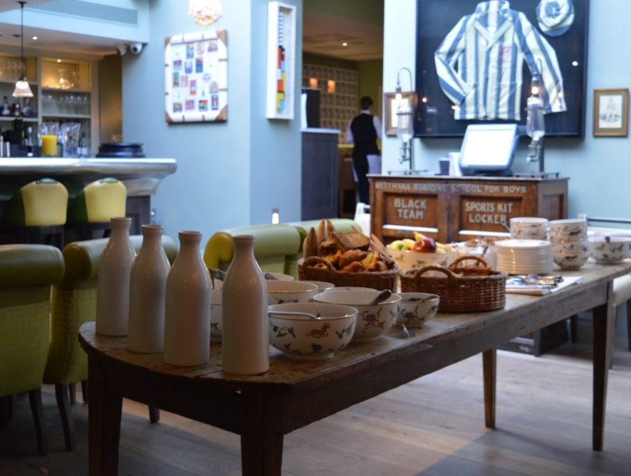 Brunch at The Potting Shed - Dorset Square Hotel