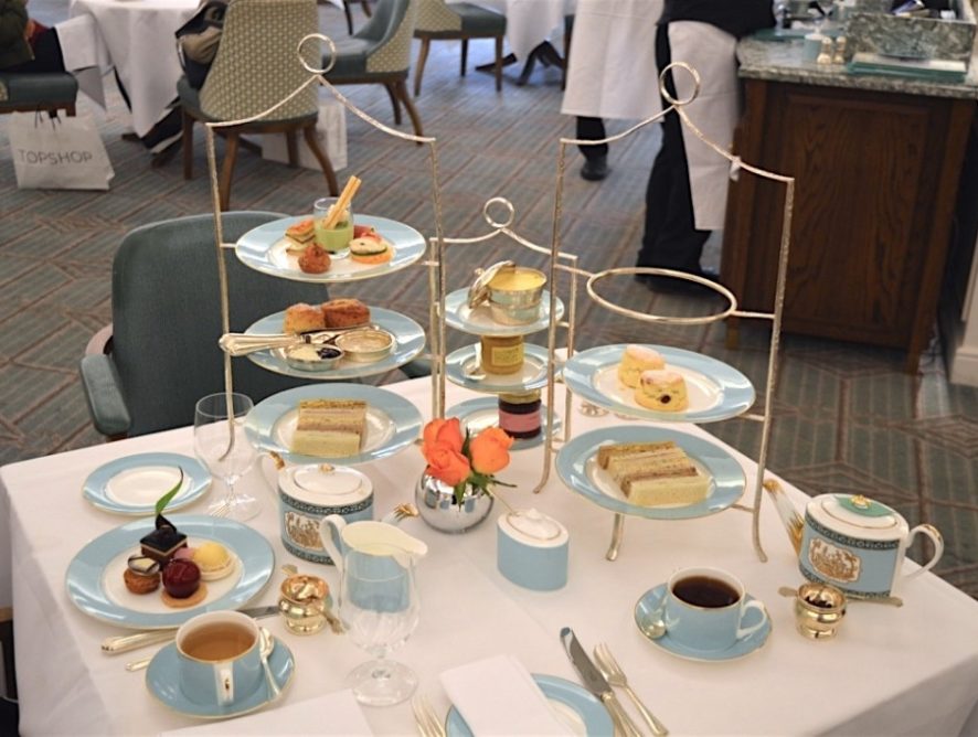 Afternoon tea at Fortnum & Mason: a British classic.